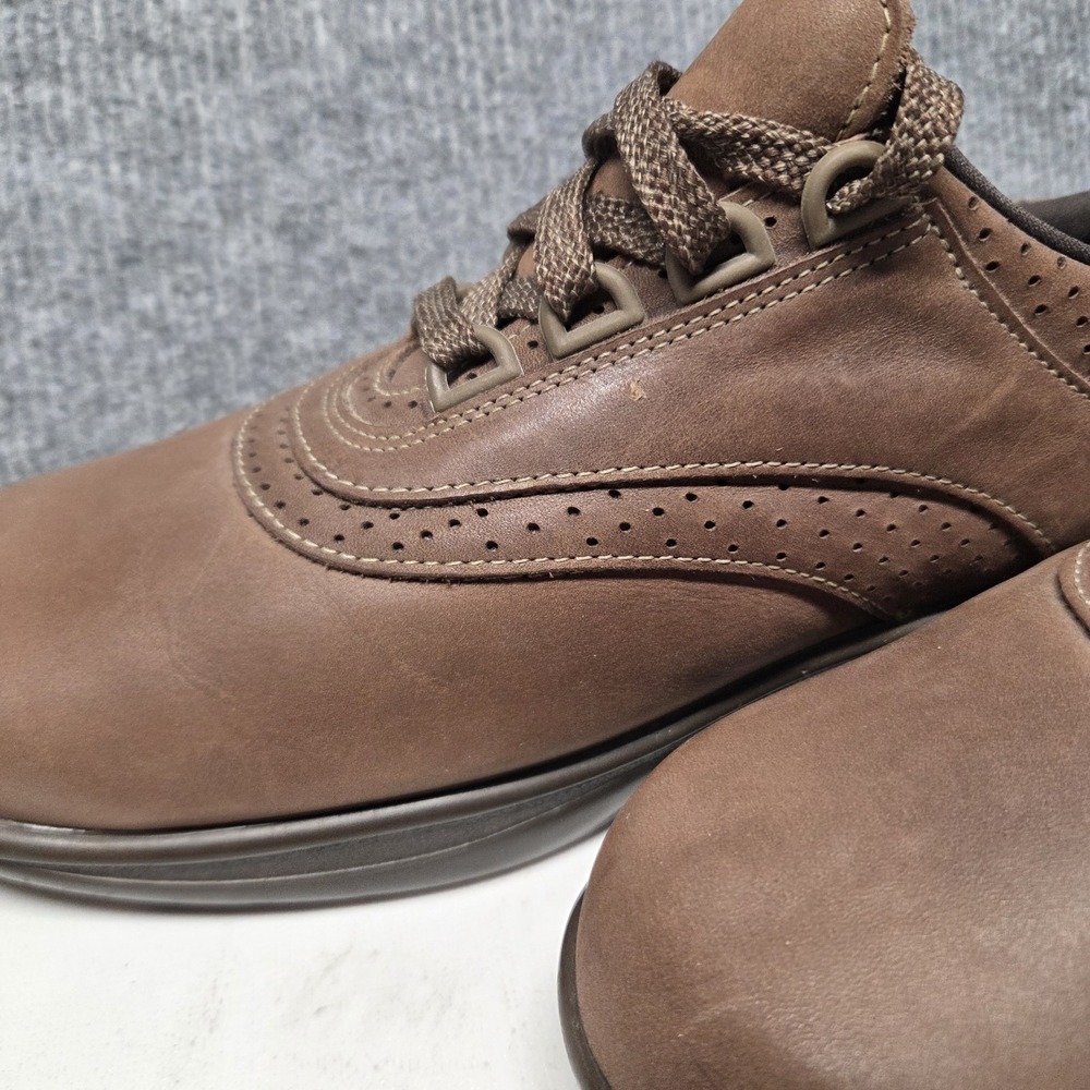 SAS Walk Easy Comfort Size 11 Brown Leather Walking Shoes Made in USA Orthopedic - Picture 6 of 14